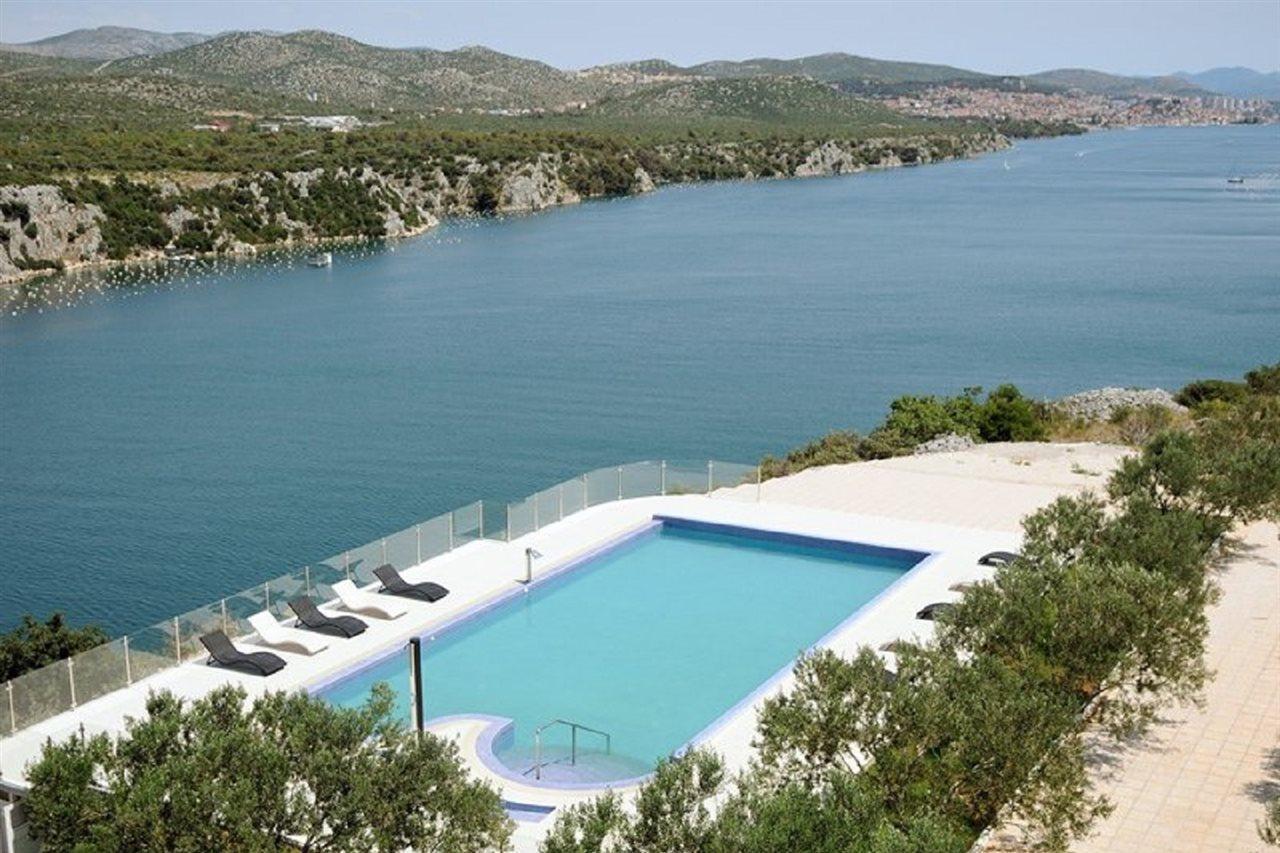 Hotel Panorama Sibenik Bagian luar foto