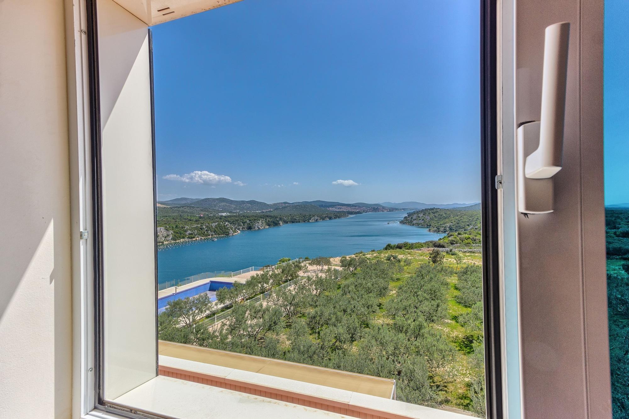 Hotel Panorama Sibenik Bagian luar foto