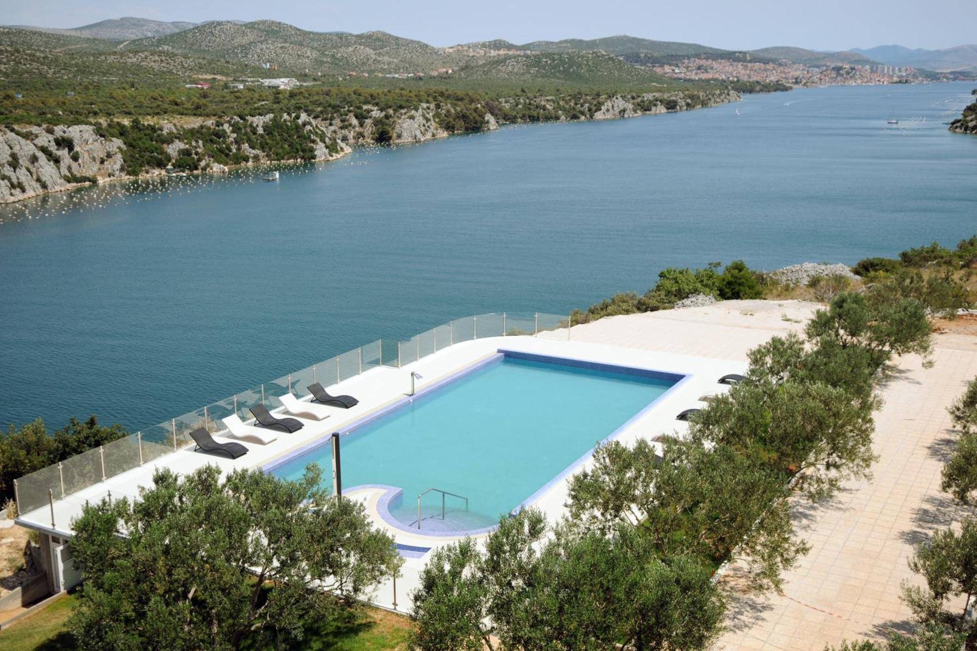 Hotel Panorama Sibenik Bagian luar foto