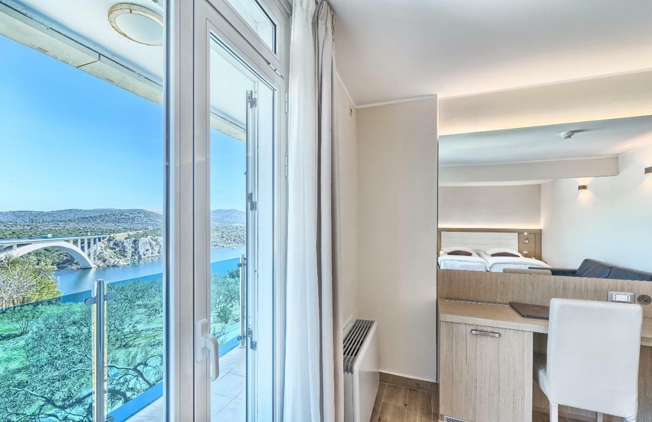 Hotel Panorama Sibenik Bagian luar foto